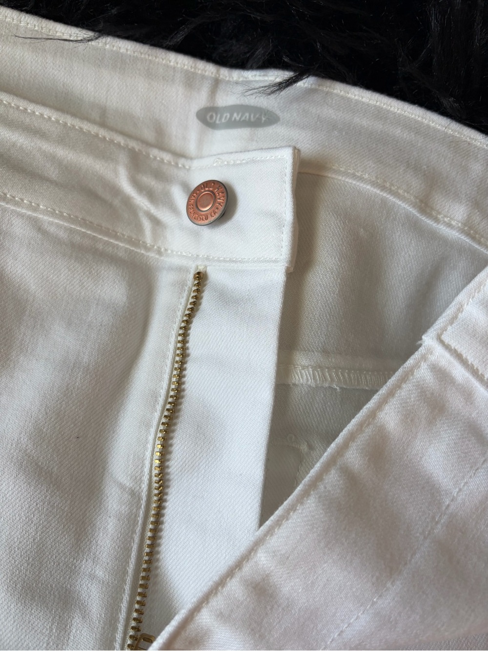 Old Navy White Wide Leg Pants - Picture 7 of 8